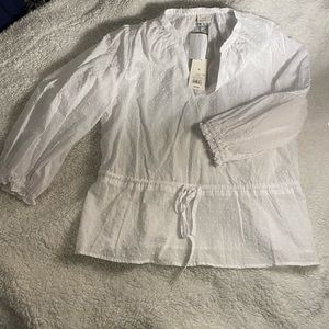 A new day white blouse